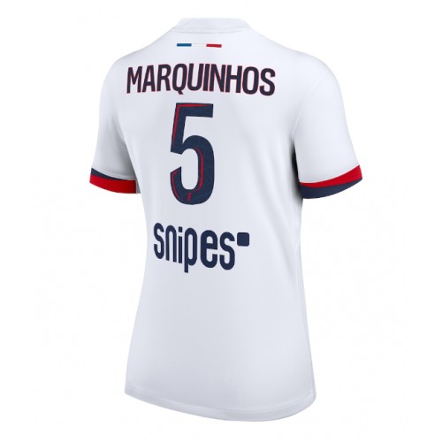 Paris Saint-Germain Marquinhos #5 Udebanetrøje Dame 2025-26 Kortærmet
